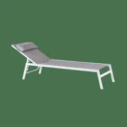 New CASA HUGO Chaise Longue Blanc, Gris