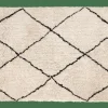 New CASA IDRIS Tapis Blanc
