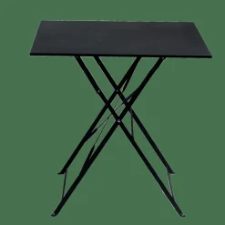 Outlet CASA IMPERIAL Table Pliante Carré Noir