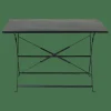 Hot CASA IMPERIAL Table Pliante Rectangulaire Noir