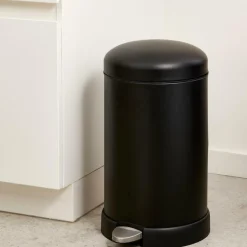 New CASA INDUSTRIA Poubelle à Pédale 12 L Noir