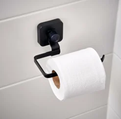 Outlet CASA INDUSTRIA Porte-rouleau WC Avec Ventouse Noir
