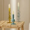 Discount CASA ISA Bougeoir Opale Bleue Bleu
