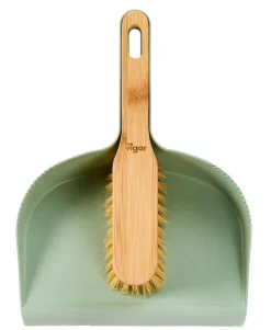 Hot CASA JASMIN Pelle Et Balayette Vert, Naturel