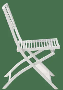 Outlet CASA JESSE Chaise Pliante Blanc, Beige