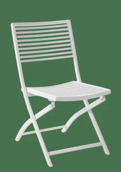 Outlet CASA JESSE Chaise Pliante Blanc, Beige