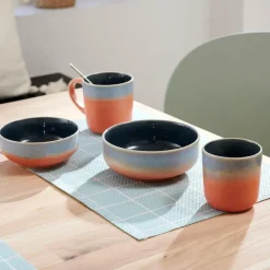Discount CASA JESSIE ORANGE Mug Sans Anse Orange