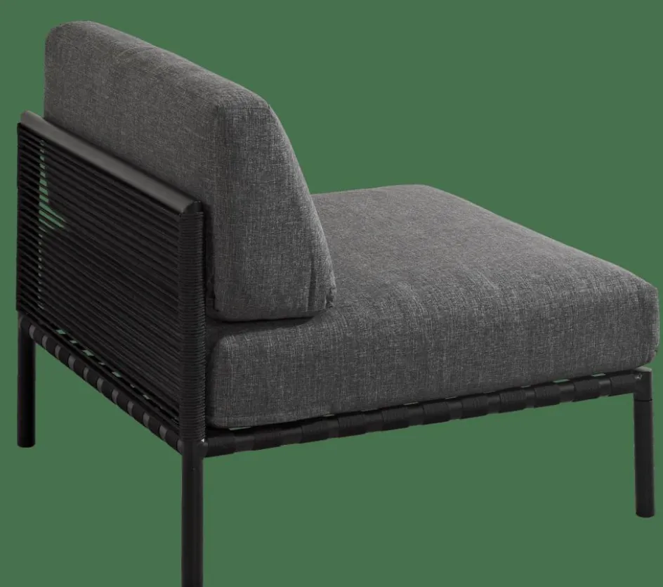 Discount CASA JUMBO Fauteuil Lounge Noir