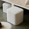 Outlet CASA LIAM Pouf Avec Rangement Blanc