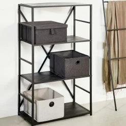 Online CASA LINOLUX Boîte De Rangement Avec Couvercle Beige