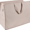 New CASA LINOLUX Système De Rangement 4 Compartiments Beige