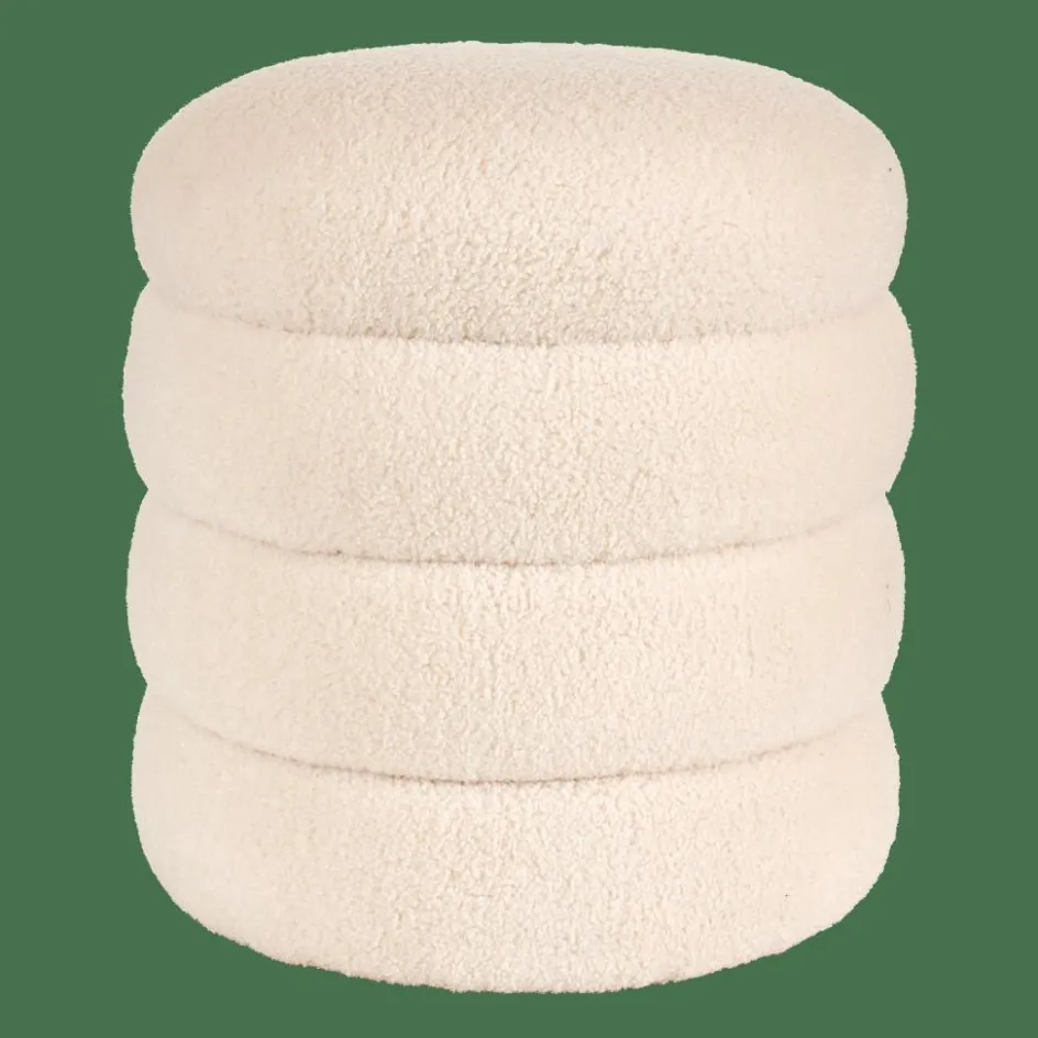 Outlet CASA LOBBY Pouf Blanc Cassé