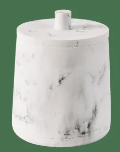 Best CASA LUNA Boîte à Coton Avec Couvercle Blanc