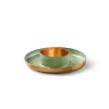New CASA LUZ Support Bougie Chauffe-plat Brun