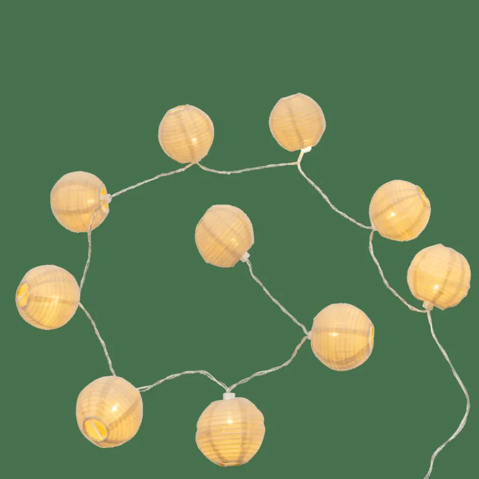 New CASA LYNN Guirlande Lumineuse 10 LEDs Beige