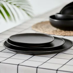 CASA MAGMA Assiette Noir