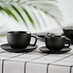 Discount CASA MAGMA Tasse Et Soucoupe 20 CL Noir