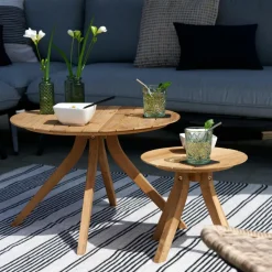New CASA MARROW Table Lounge Naturel