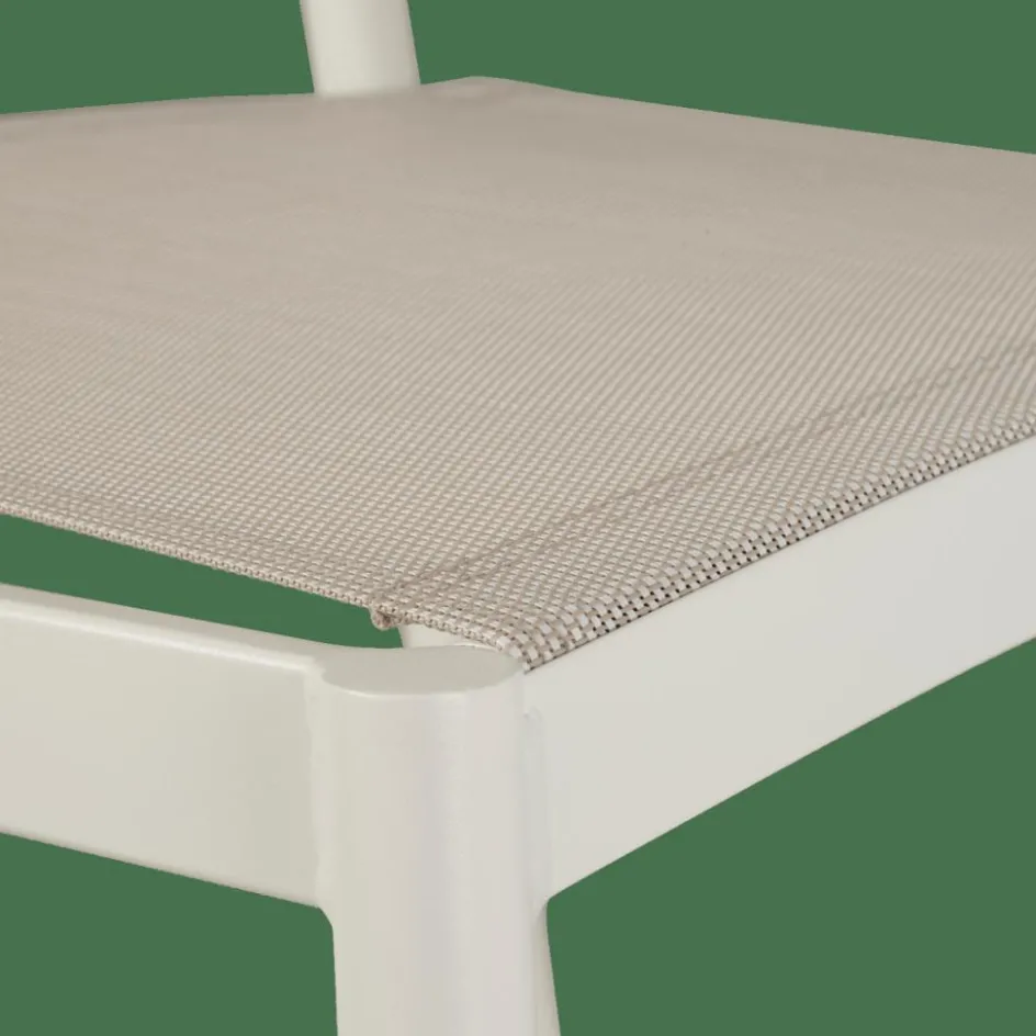 CASA MAVAS Chaise Empilable Blanc