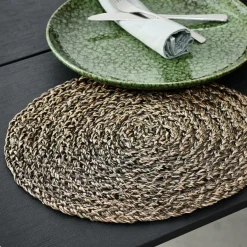 Hot CASA MIA Set De Table Noir