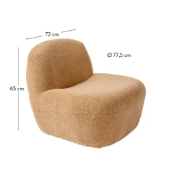 Sale CASA MIKE Fauteuil Brun