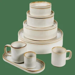 Best CASA MINERAL MARBLE Assiette Blanc