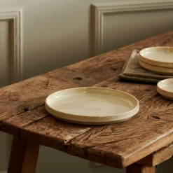 New CASA MINERAL SAND Assiette Beige