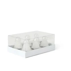 CASA MINNY Bougies Chauffe-plat Blanc
