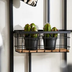 Outlet CASA MODULAR Panier En Fil Noir