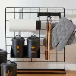 Discount CASA MODULAR Portemanteau Avec 3 Crochets Noir