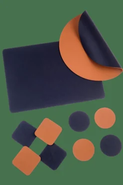 Outlet CASA NAPPA Set De Table Noir, Brun