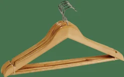 Hot CASA NEW WOOD Cintres Set De 5 Naturel
