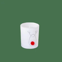 Discount CASA NOSE Bougie Dans Un Verre Blanc, Rouge, Doré