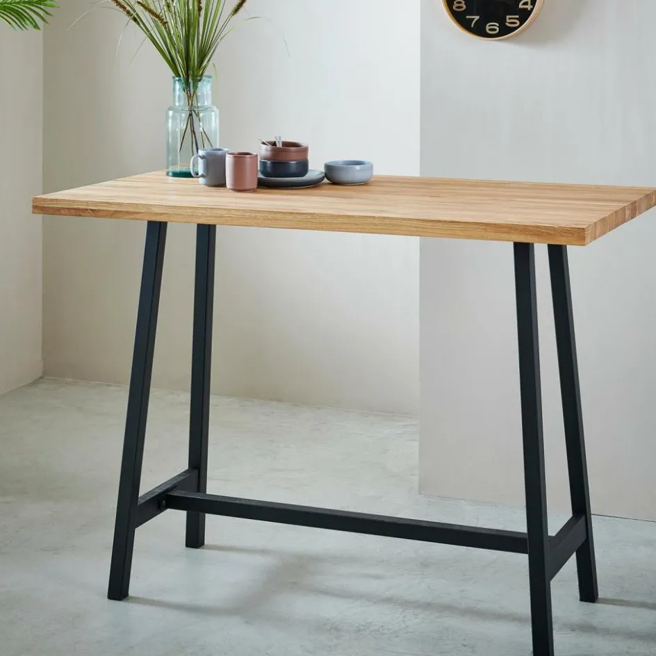 Best CASA OAK SPLIT Table De Bar Naturel