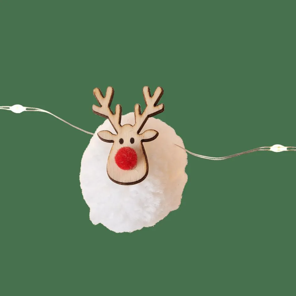 Online CASA OH DEER Guirlande Lumineuse Avec 20 LEDs Blanc