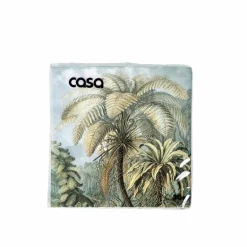 Best CASA PALMEN Set De 20 Serviettes Vert
