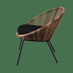 Discount CASA PAPAYO Chaise Lounge Avec Coussin Naturel