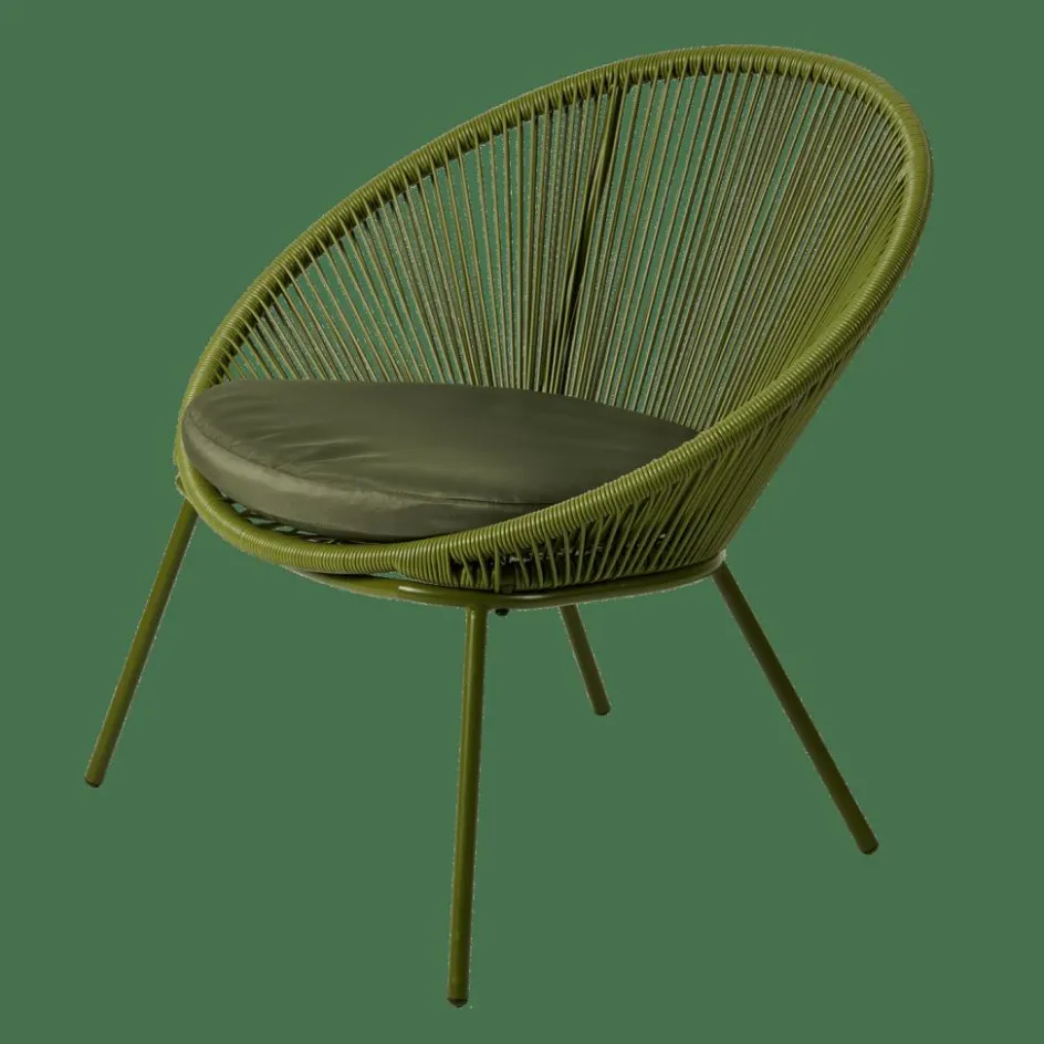 Discount CASA PAPAYO Chaise Lounge Avec Coussin Vert