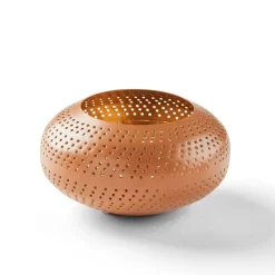 Outlet CASA PERFORATO Support Bougie Chauffe-plat Brun Foncé
