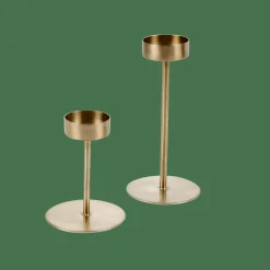 Discount CASA PHANTOM Support Pour Bougie Chauffe-plat Doré Clair
