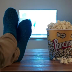 Discount CASA POPCORN Seau à Pop-corn Avec Couvercle Multicolore