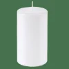 Clearance CASA PURE Bougie Cylindrique Blanc