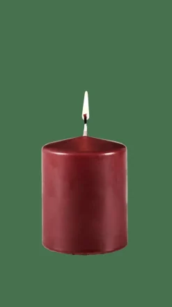Sale CASA PURE Bougie Cylindrique Rouge Foncé