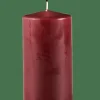 Discount CASA PURE Bougie Cylindrique Rouge Foncé