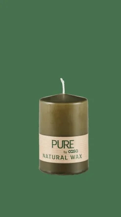 Best CASA PURE Bougie Cylindrique Vert