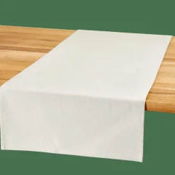 Hot CASA RECYCLE Chemin De Table Blanc Cassé