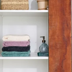 New CASA RECYCLE Drap De Bain Mauve