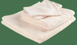 New CASA RECYCLE Gants De Toilette Set De 2 Crème