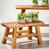 Sale CASA RECYCLE Table à Plantes Naturel