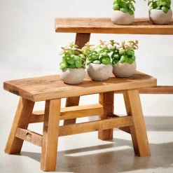 Sale CASA RECYCLE Table à Plantes Naturel